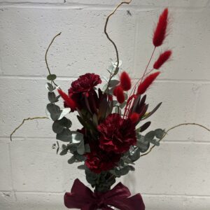 Carnation and Eucalyptus Bouquet