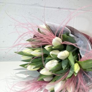 White Tulip Bouquet