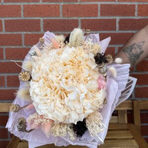 Botanical Blush  - Preserved Flower Bouquet in Vase - Image 2