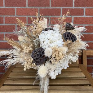 Earth & Ivory – Dried Floral Arrangement - Image 2