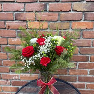 Holiday Bouquet in Vase